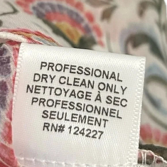 MISA Basia Sheer Chiffon Blockprint Flutter Sleeve Tassel Tie Split Neck Top - Picture 7 of 7